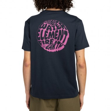 ELEMENT WIND WATER FIRE EARTH T-SHIRT ECLIPSE NAVY