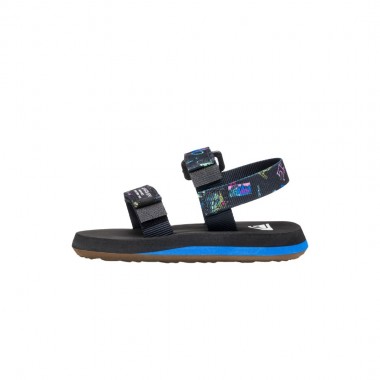 QUIKSILVER MONKEY CAGED TOD SANDALS BLACK HOLMES