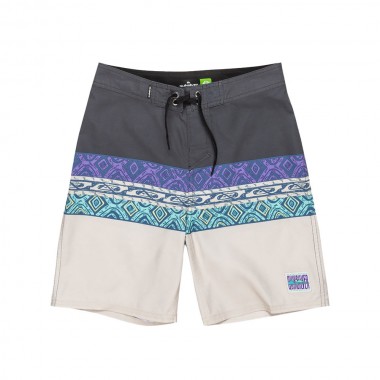 QUIKSILVER EVERYDAY PANEL K SWIM SHORTS 17&quot DUSTED PERI GLBL HT