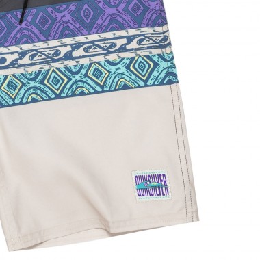 QUIKSILVER EVERYDAY PANEL K SWIM SHORTS 17&quot DUSTED PERI GLBL HT