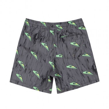 QUIKSILVER NEXT GEN K SWIM SHORTS 14&quot RAVEMIX TRUE BLACK