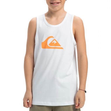 QUIKSILVER EV COMP LOGO K TANK WHITE