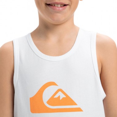 QUIKSILVER EV COMP LOGO K TANK WHITE