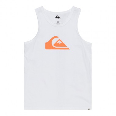 QUIKSILVER EV COMP LOGO K TANK WHITE