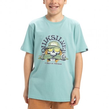QUIKSILVER EV SKULL FEAST K T-SHIRT AQUIFER