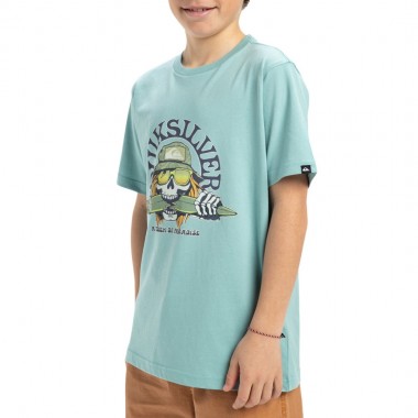 QUIKSILVER EV SKULL FEAST K T-SHIRT AQUIFER