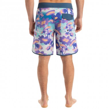 QUIKSILVER HIGHLINE SCALLOP BOARDSHORTS 19&quot MARINE BLUE BIOPHL