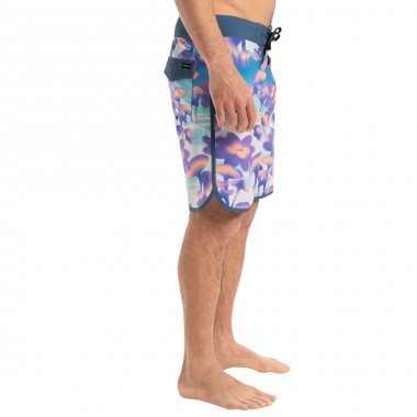 QUIKSILVER HIGHLINE SCALLOP BOARDSHORTS 19&quot MARINE BLUE BIOPHL