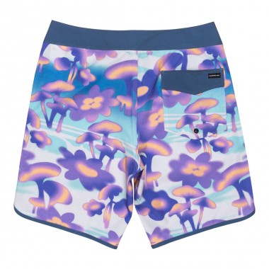 QUIKSILVER HIGHLINE SCALLOP BOARDSHORTS 19&quot MARINE BLUE BIOPHL
