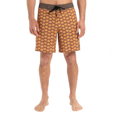 QUIKSILVER SURFSILK STRAIGHT LEG BOARDSHORTS 18&quot BRAN FLOREVER
