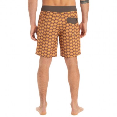 QUIKSILVER SURFSILK STRAIGHT LEG BOARDSHORTS 18&quot BRAN FLOREVER