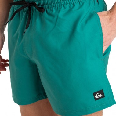 QUIKSILVER EVERYDAY SOLID VOLLEY BOARDSHORTS 15&quot TEAL GREEN