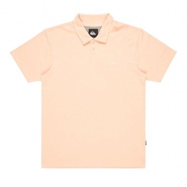 QUIKSILVER PIQUE POLO PEACH PARFAIT