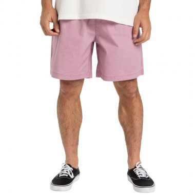 QUIKSILVER TAXER WALK SHORTS 18&quot LILAC