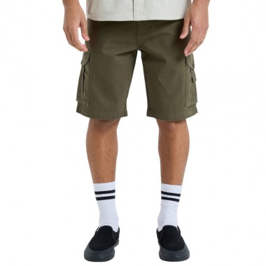 QUIKSILVER CRUCIAL BATTLE CARGO SHORTS 21&quot GRAPE LEAF