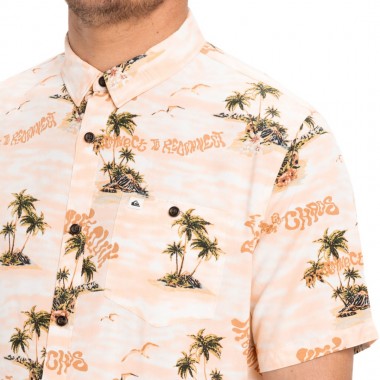 QUIKSILVER SAFE PARADISE SHIRT PEACH PARFAIT LEMNAS