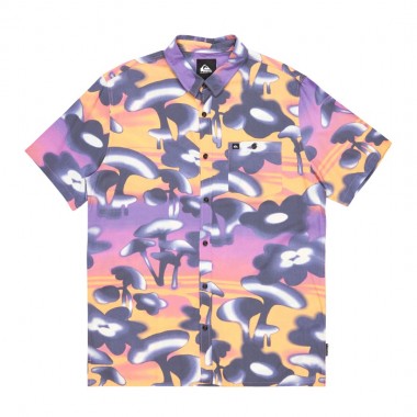QUIKSILVER SAFE PARADISE SHIRT VINTAGE VIOLET BIOPHILIA 64X64