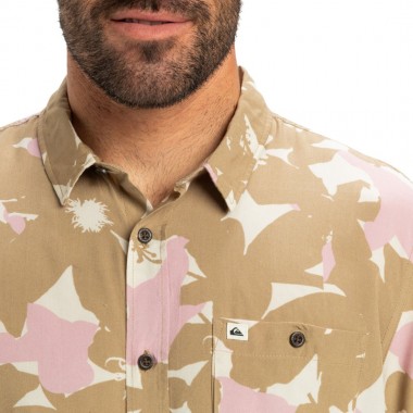 QUIKSILVER SAFE PARADISE SHIRT LEAD GRAY HANDTMAN