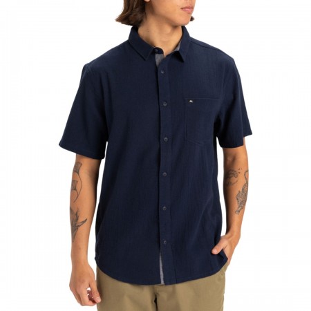 QUIKSILVER TIME BOX SHIRT DARK NAVY