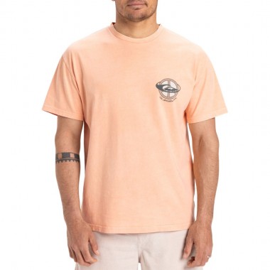 QUIKSILVER ND WAKE UP WORLD T-SHIRT CHAMOIS