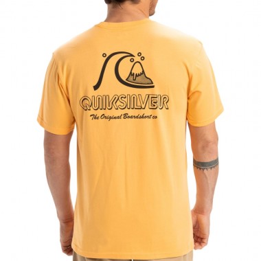 QUIKSILVER EVO ORIGINAL T-SHIRT CHAMOIS
