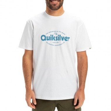QUIKSILVER EV SHAPE ALL DAY T-SHIRT WHITE