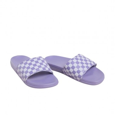 VANS MTE LA COSTA SLIDE-ON CHECKERBOARD W SLIDES PURPLE HAZE