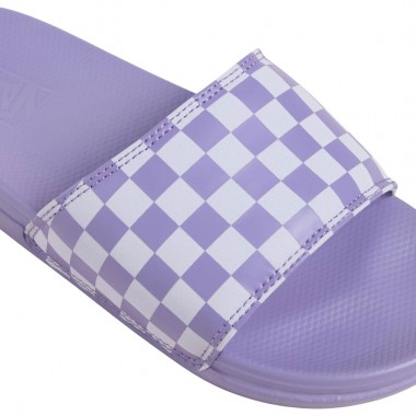 VANS MTE LA COSTA SLIDE-ON CHECKERBOARD W SLIDES PURPLE HAZE