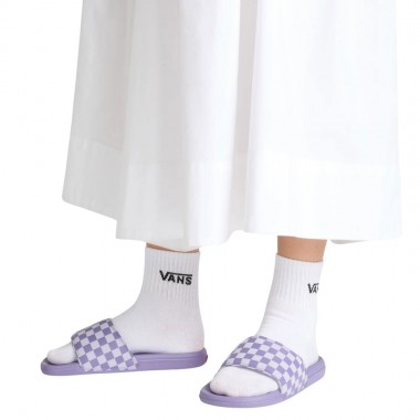 VANS MTE LA COSTA SLIDE-ON CHECKERBOARD W SLIDES PURPLE HAZE