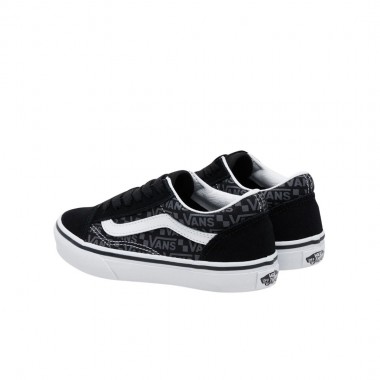 VANS OLD SKOOL VANS LOGO K SHOES BLACK