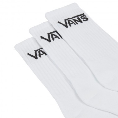 VANS CLASSIC VANS K CREW SOCKS 3-PACK WHITE