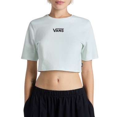 VANS FLYING V CREW CROP II W T-SHIRT HINT OF MINT