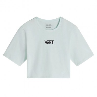 VANS FLYING V CREW CROP II W T-SHIRT HINT OF MINT