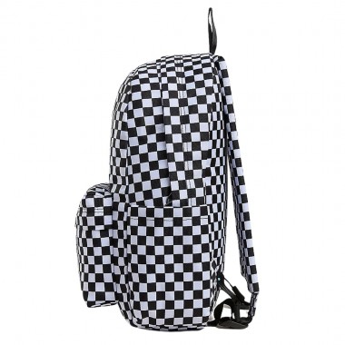 VANS OLD SKOOL GROM CHECKERBOARD BACKPACK BLACK/WHITE