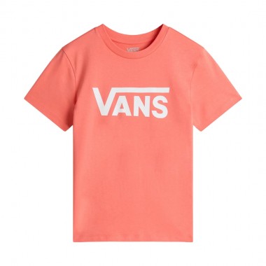 VANS FLYING V W CREW T-SHIRT PORCELAIN ROSE