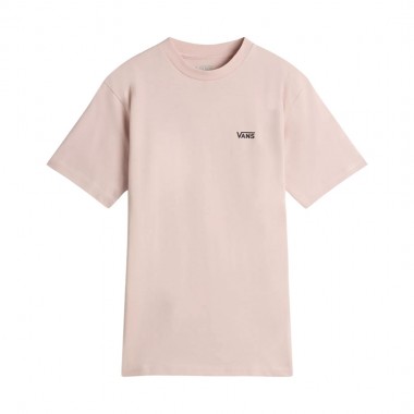 VANS LEFT CHEST LOGO W T-SHIRT SEPIA ROSE