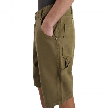 DICKIES GARYVILLE DENIM SHORTS MILITARY GREEN