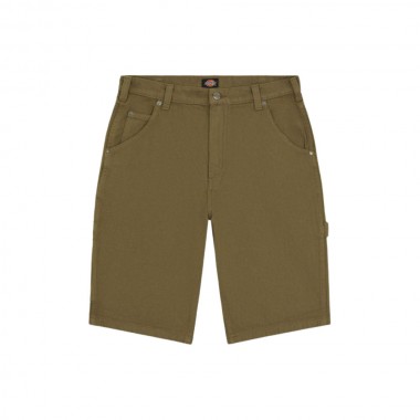 DICKIES GARYVILLE DENIM SHORTS MILITARY GREEN