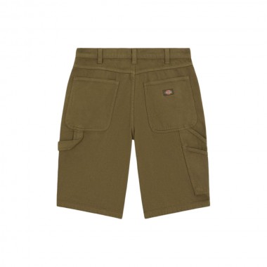 DICKIES GARYVILLE DENIM SHORTS MILITARY GREEN