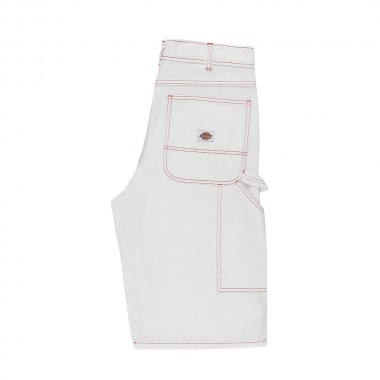 DICKIES LOOSE DENIM PAINTER SHORTS EGRET