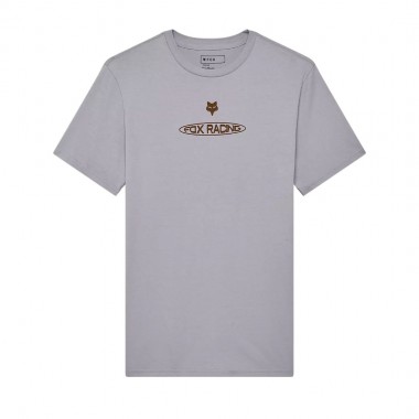 FOX PLANET MOTO PREMIUM TEE STEEL GREY