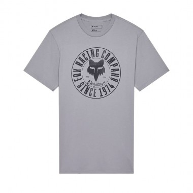 FOX EMBLEM PREMIUM TEE STEEL GREY