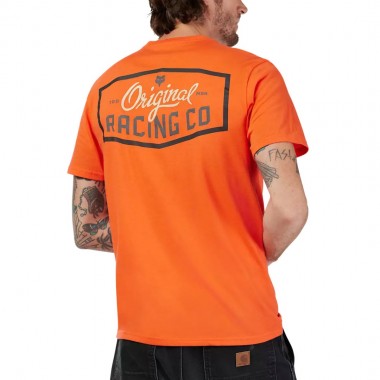 FOX ORIGINAL PREMIUM TEE BLOOD ORANGE