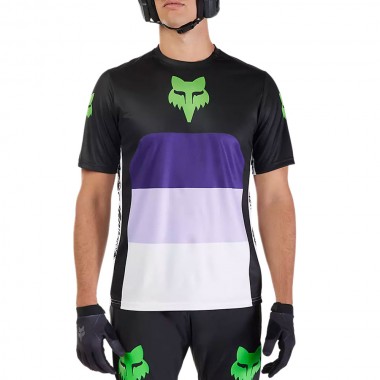 FOX RANGER SS JERSEY GRID BLACK