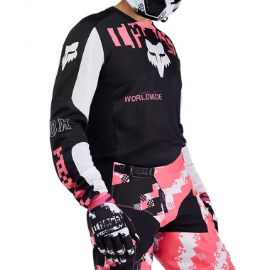 FOX 180 DIGI IMAGE JERSEY BLACK/PINK
