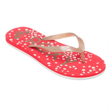 ROXY TAHITI VII W SANDALS RED/GOLD