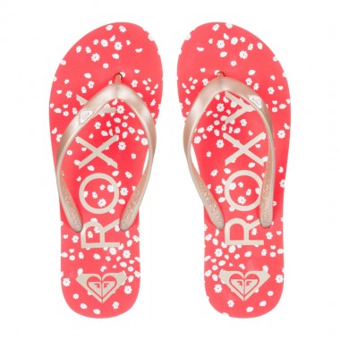 ROXY TAHITI VII W SANDALS RED/GOLD