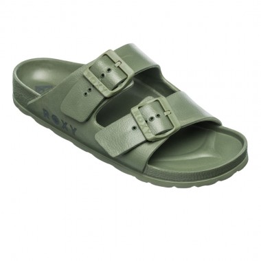 ROXY KATTIE W SANDALS OIL GREEN