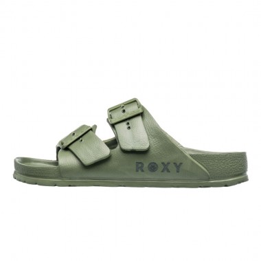 ROXY KATTIE W SANDALS OIL GREEN