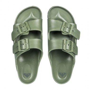 ROXY KATTIE W SANDALS OIL GREEN